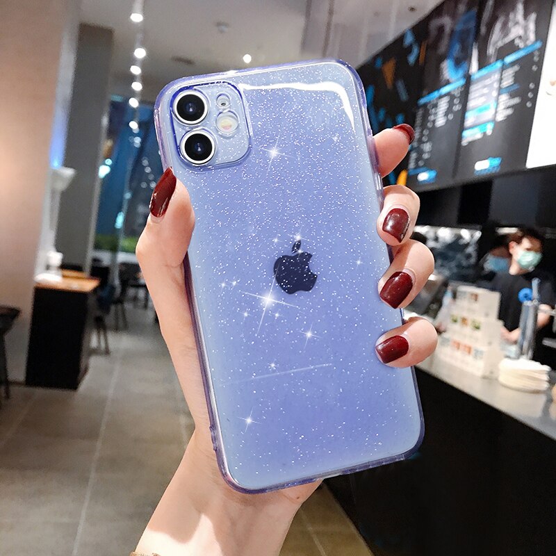 Glitter Fluorescent TPU iPhone Case | Choose Your Model