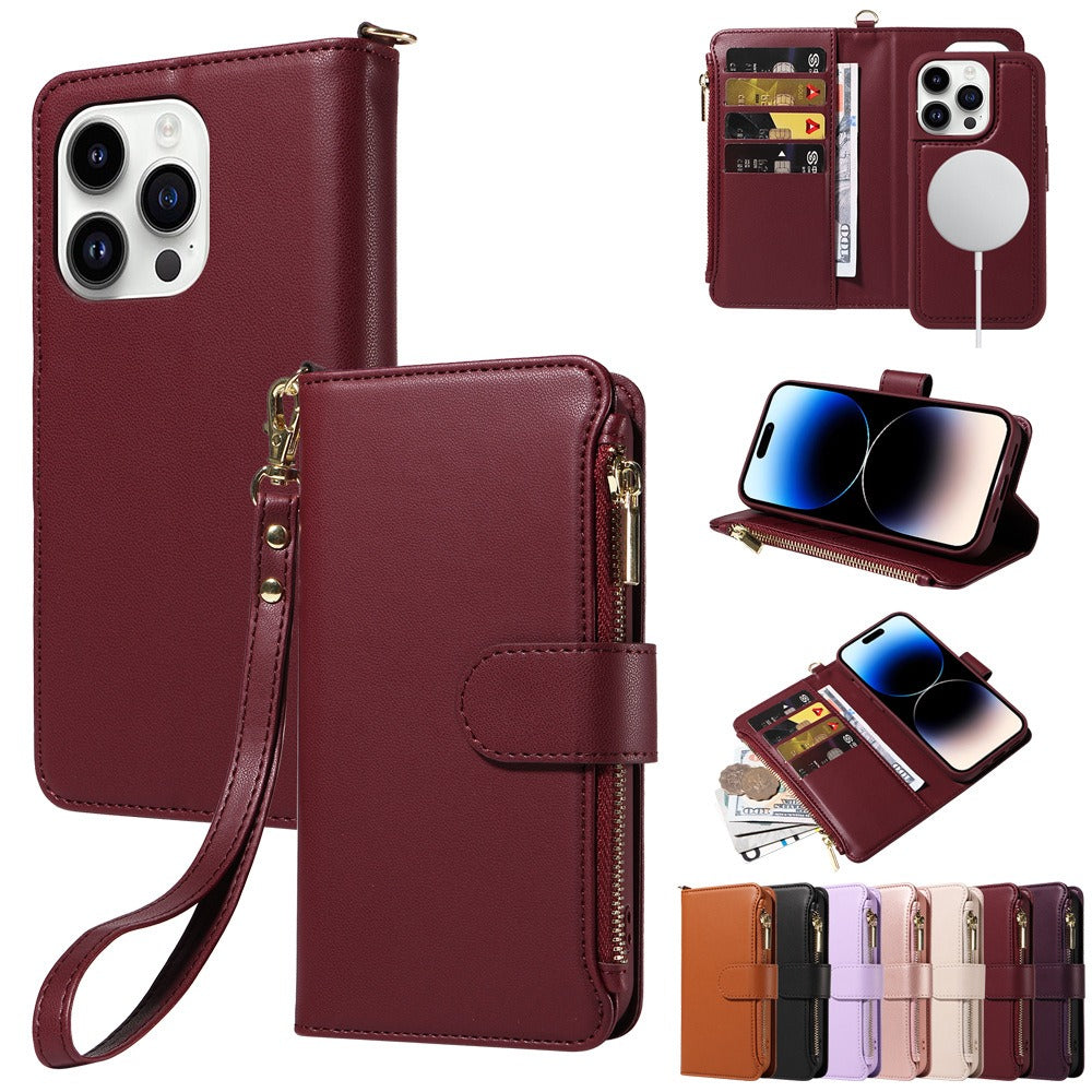 PU Leather Flip Wallet iPhone Case | Choose Your Model