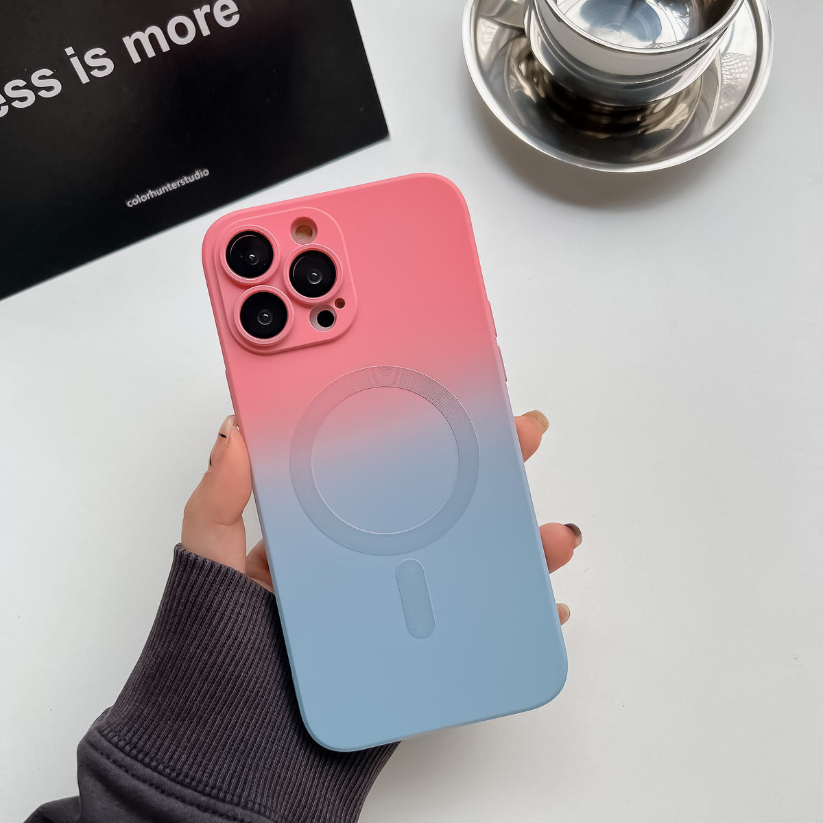 Two-Tone Gradient Magnetic iPhone Case | Choose Your Model
