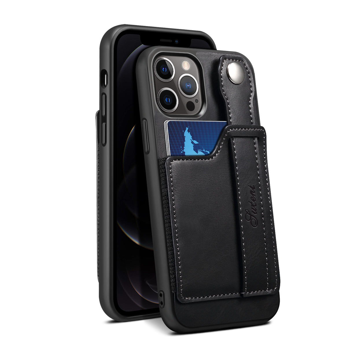 Wrist-Strap Card Holder iPhone Case | Choose Your Model