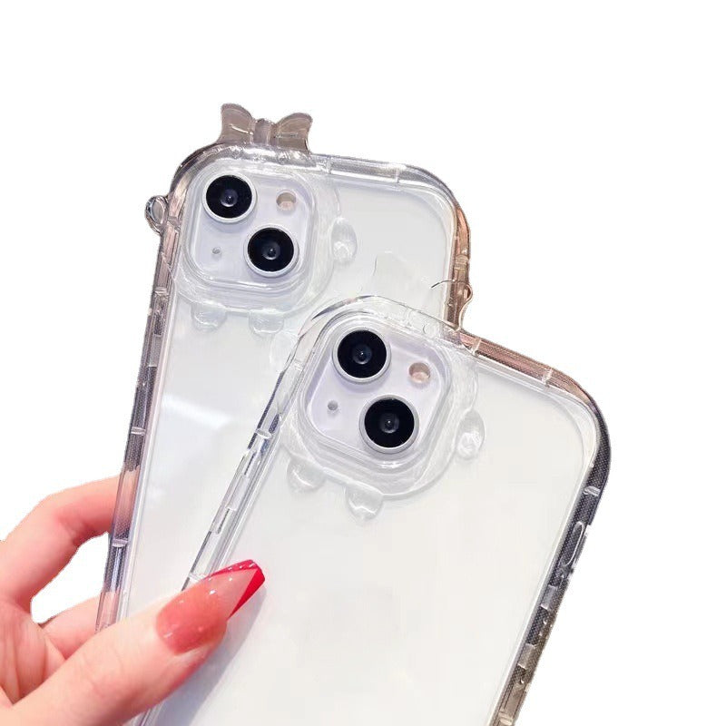 Cute Monster Clear iPhone Case | Choose Your Model