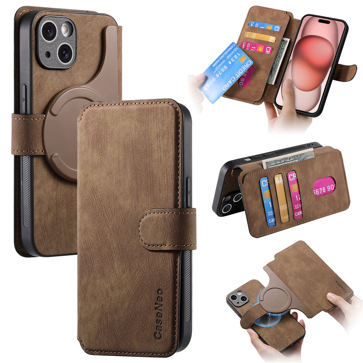 Magnetic Flip Wallet iPhone Case | Choose Your Model