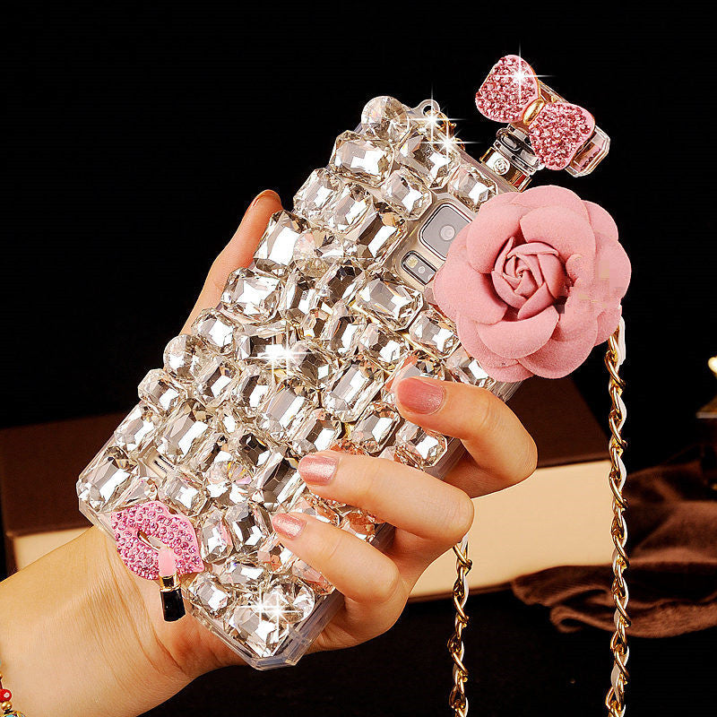 Rhinestone Perfume-Bottle iPhone Case | Choose Your Model