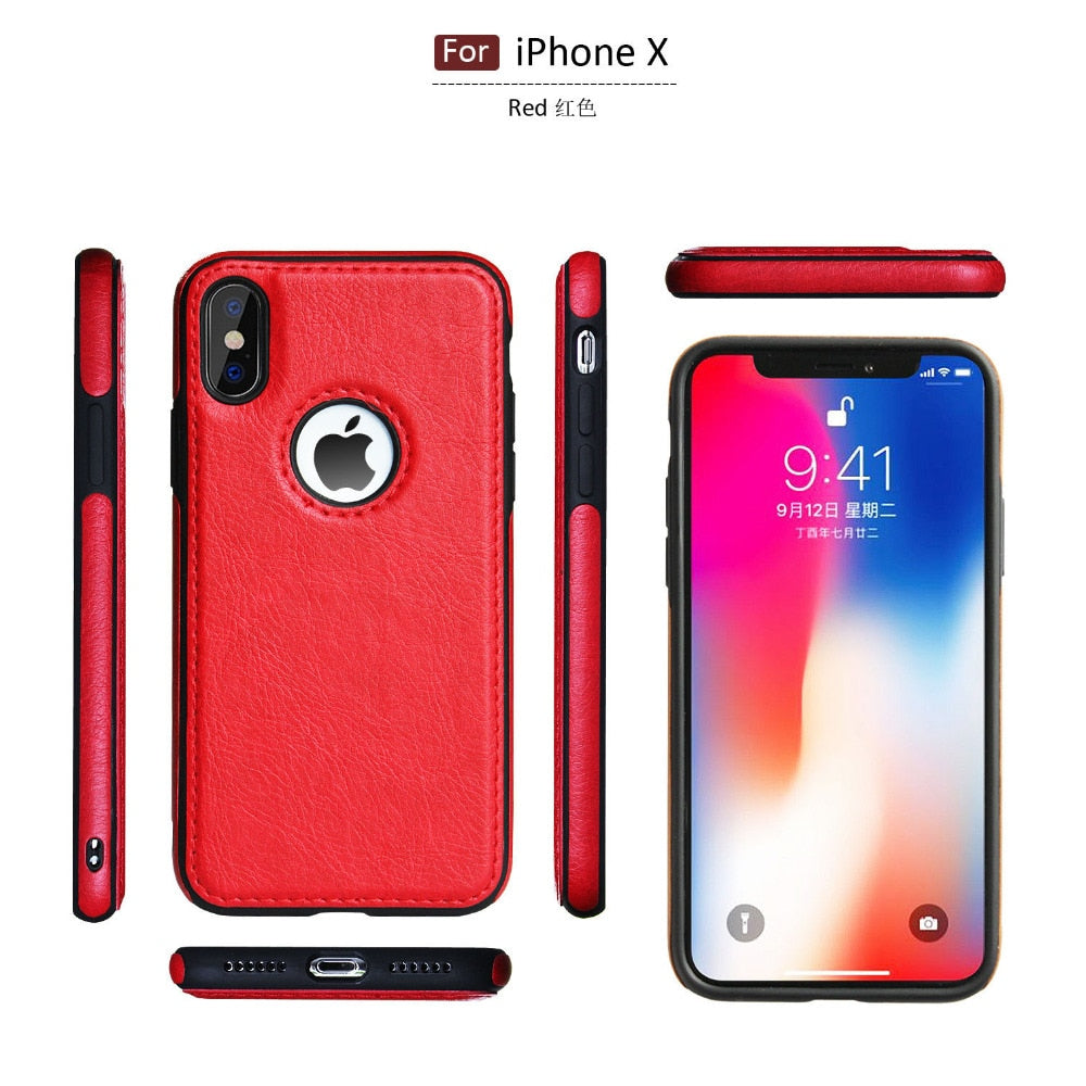 Slim PU Leather iPhone Case | Choose Your Model