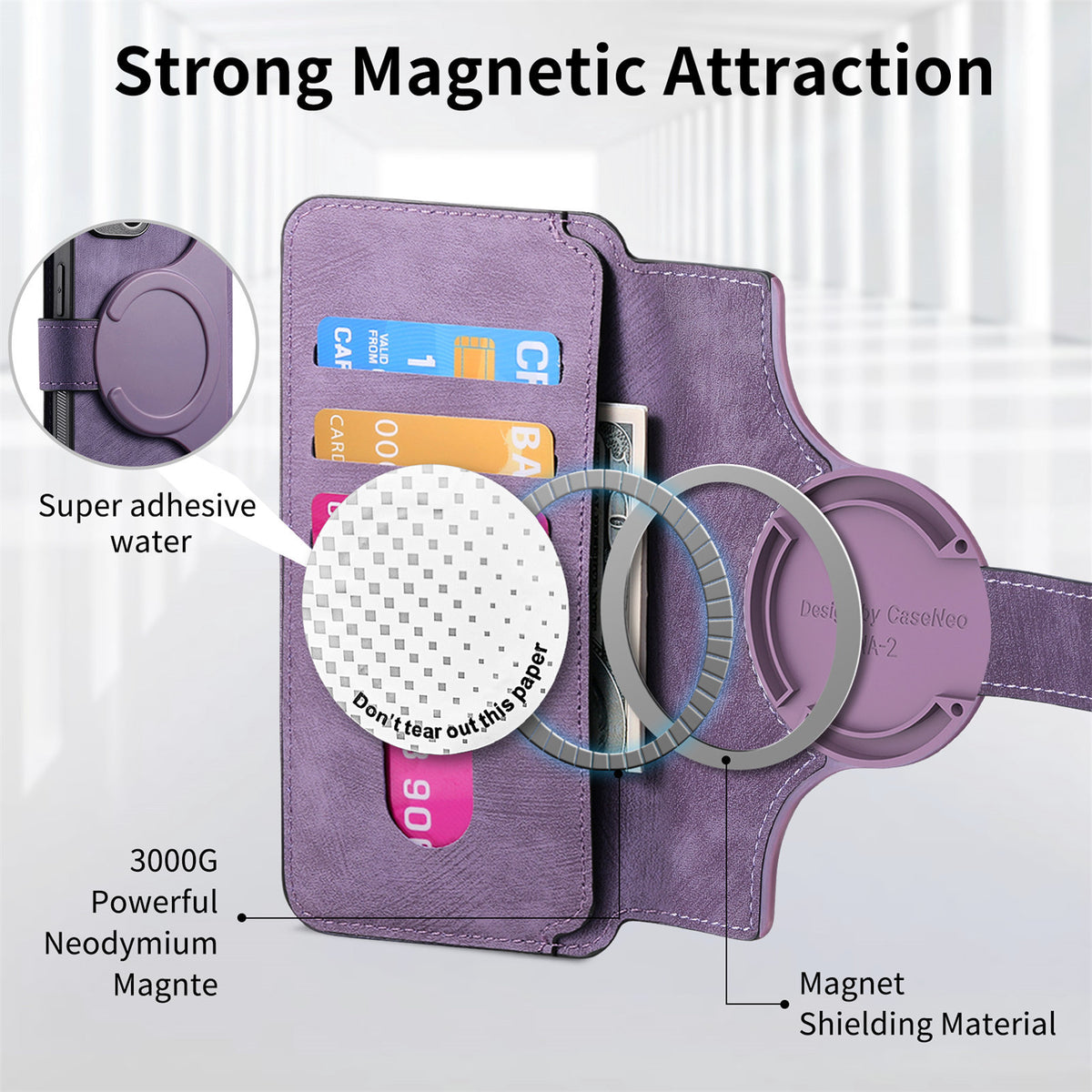 Magnetic Flip Wallet iPhone Case | Choose Your Model