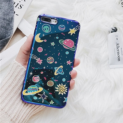 Universe Planet & Moon iPhone Case | Choose Your Model