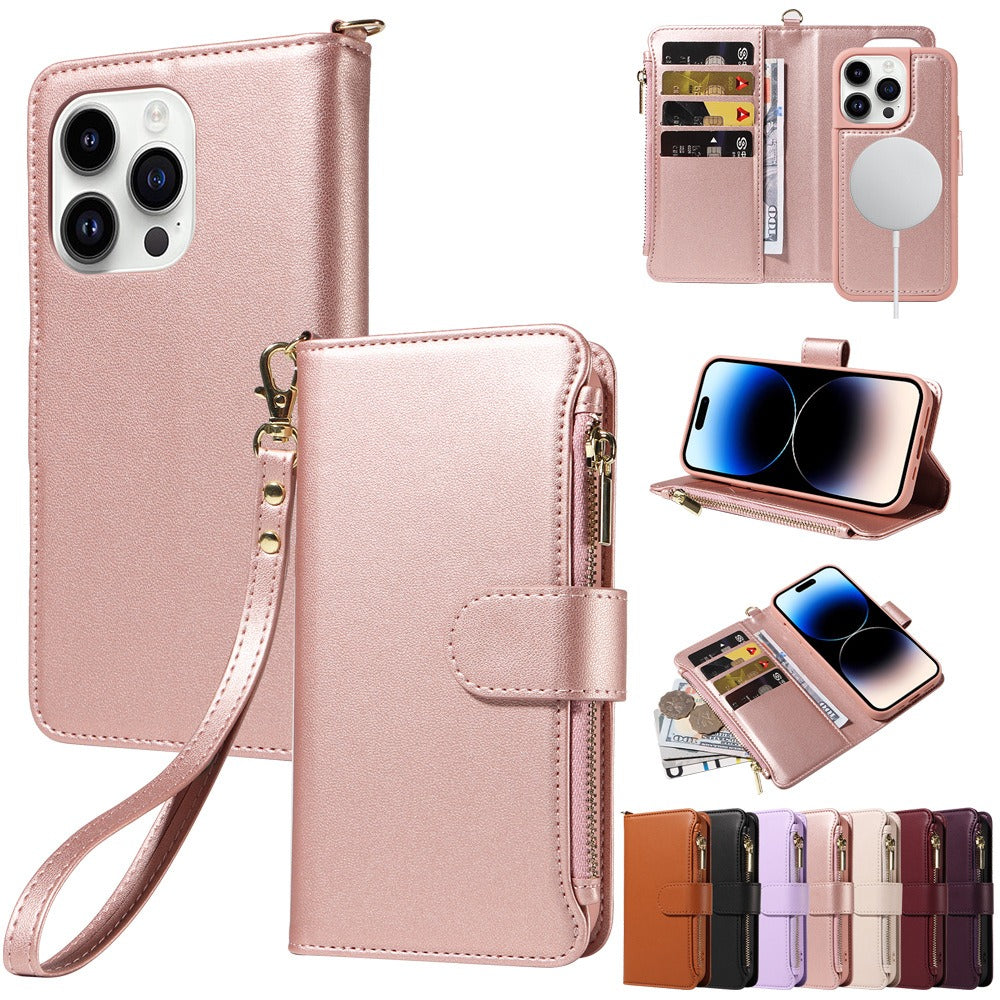 PU Leather Flip Wallet iPhone Case | Choose Your Model