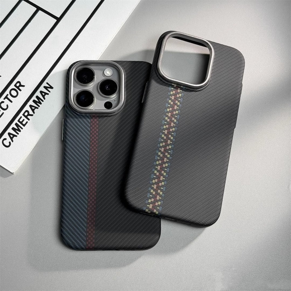 Carbon-Fiber Look Magnetic iPhone Case | Choose Your Model