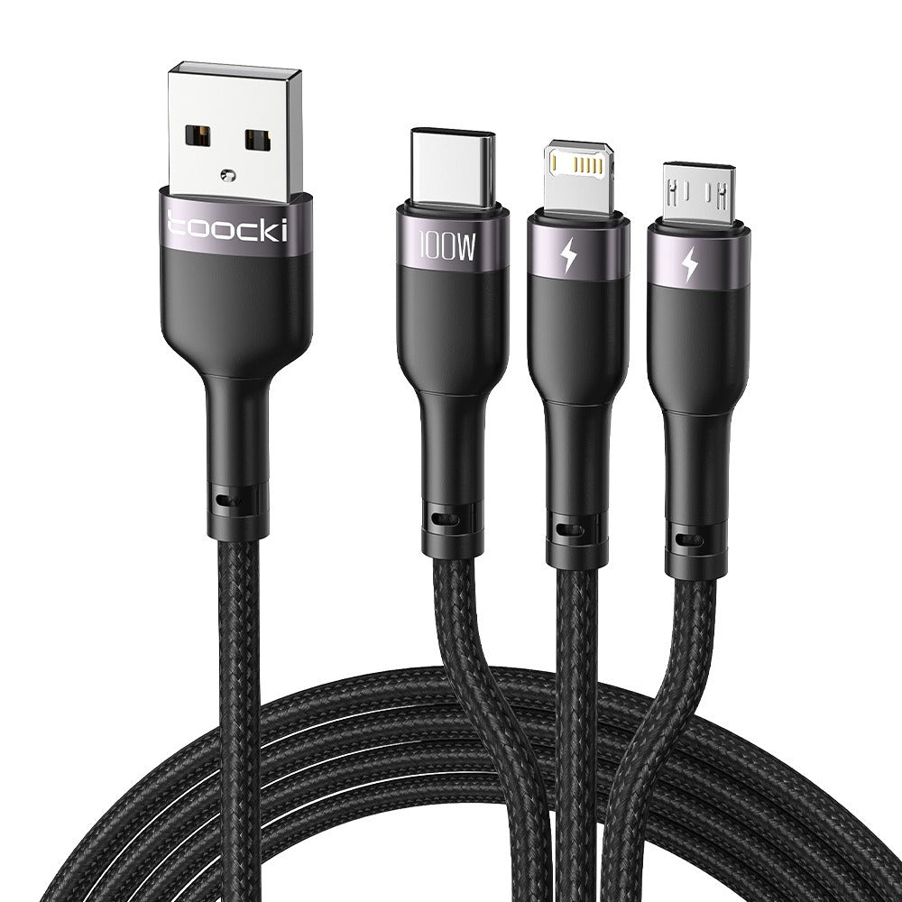 3-in-1 Charging Cable | Up to 100W