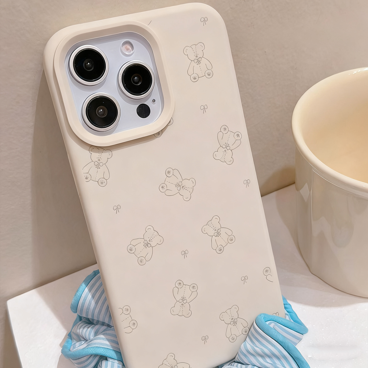 Bear Design Silicone iPhone Case | Choose Your Model