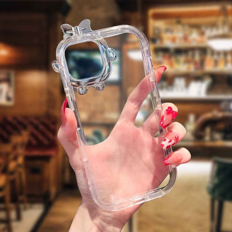 Cute Monster Clear iPhone Case | Choose Your Model