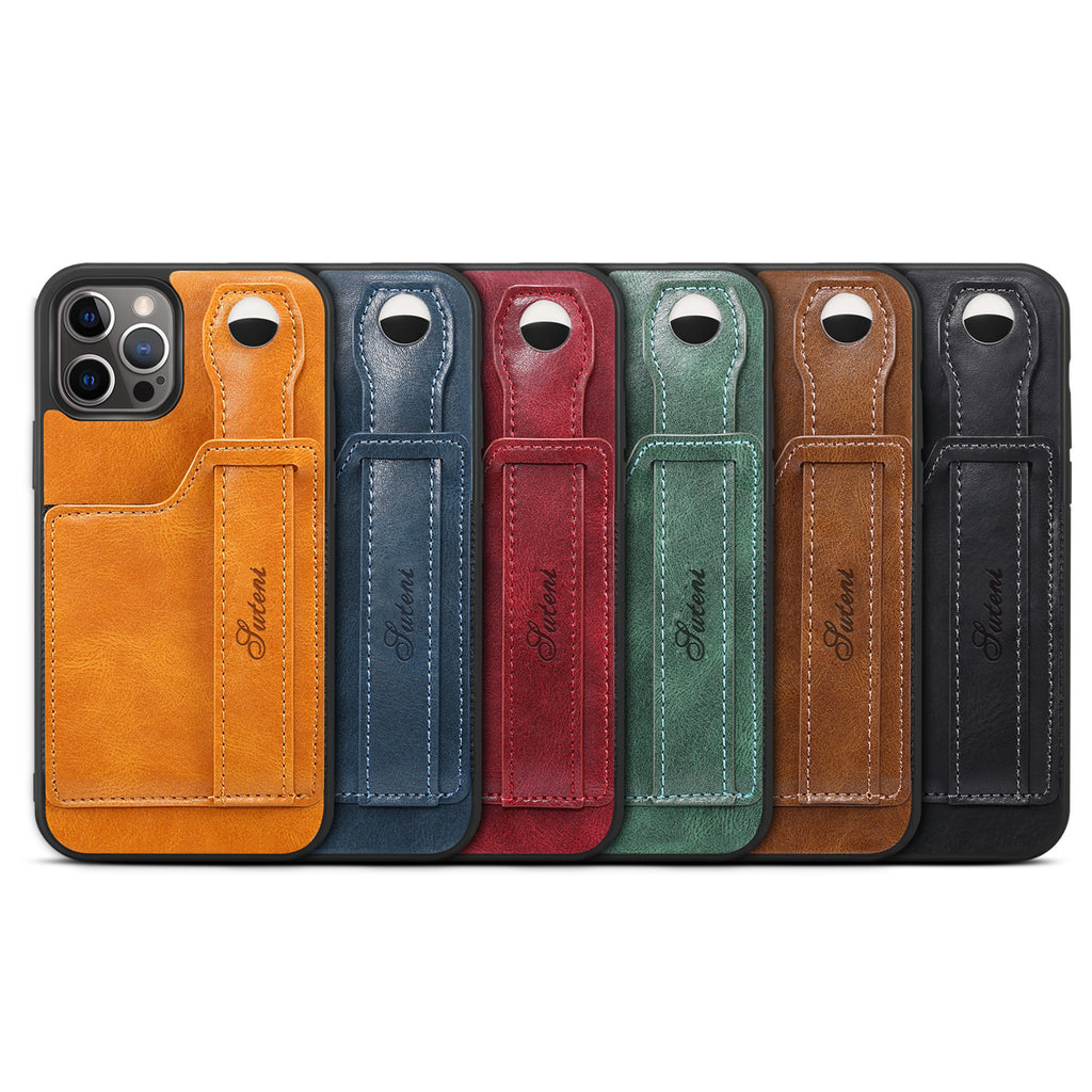 Wrist-Strap Card Holder iPhone Case | Choose Your Model