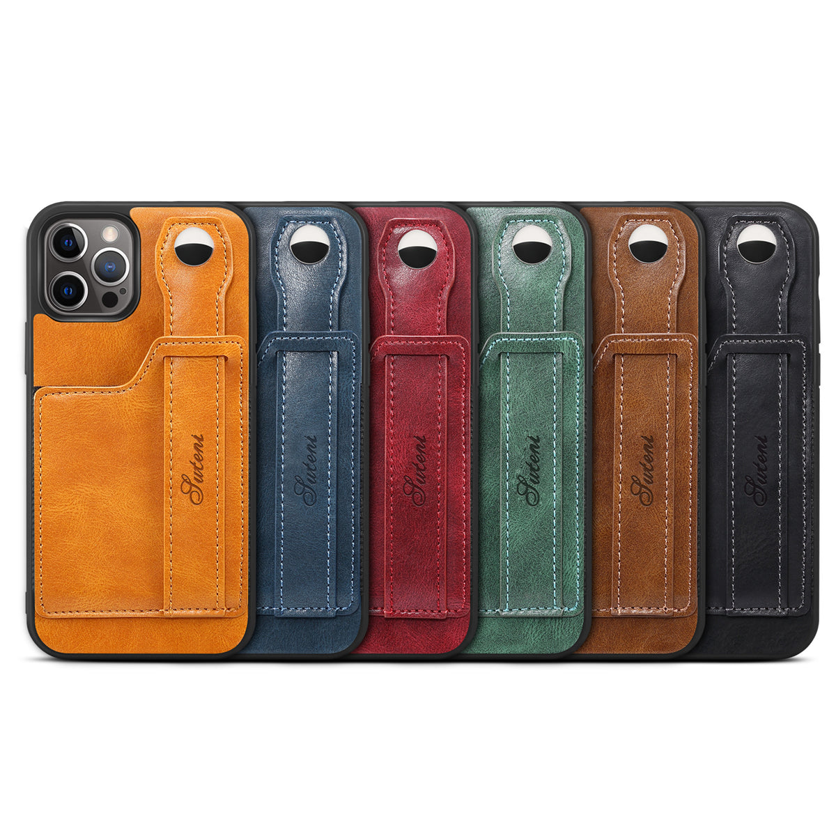 Wrist-Strap Card Holder iPhone Case | Choose Your Model