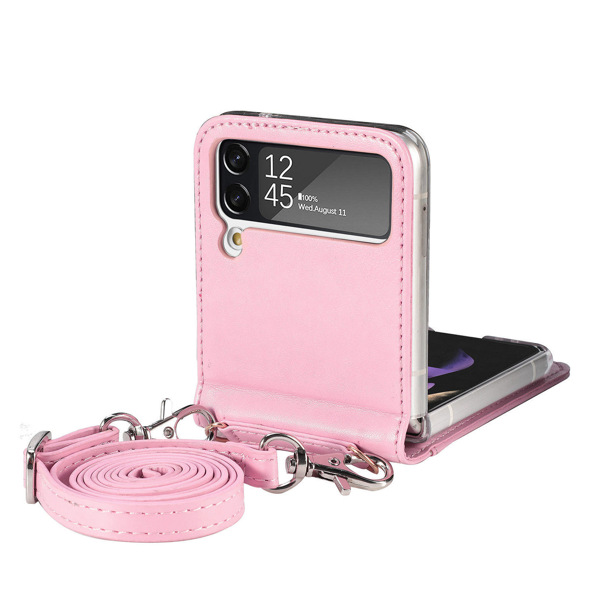 Embossed Wallet Case for Samsung Galaxy Z Flip3