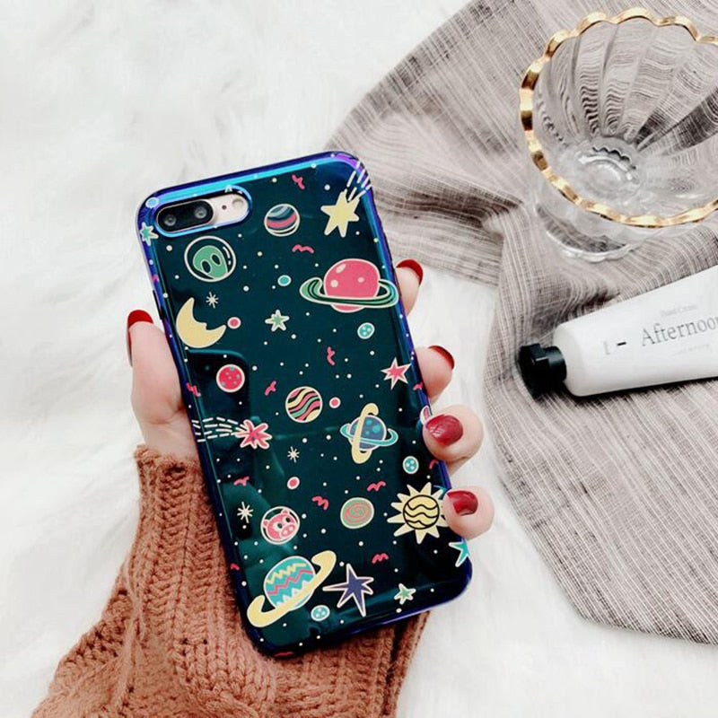 Universe Planet & Moon iPhone Case | Choose Your Model