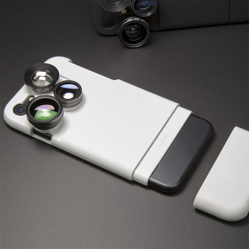4-in-1 Camera Lens iPhone Case | Older Models