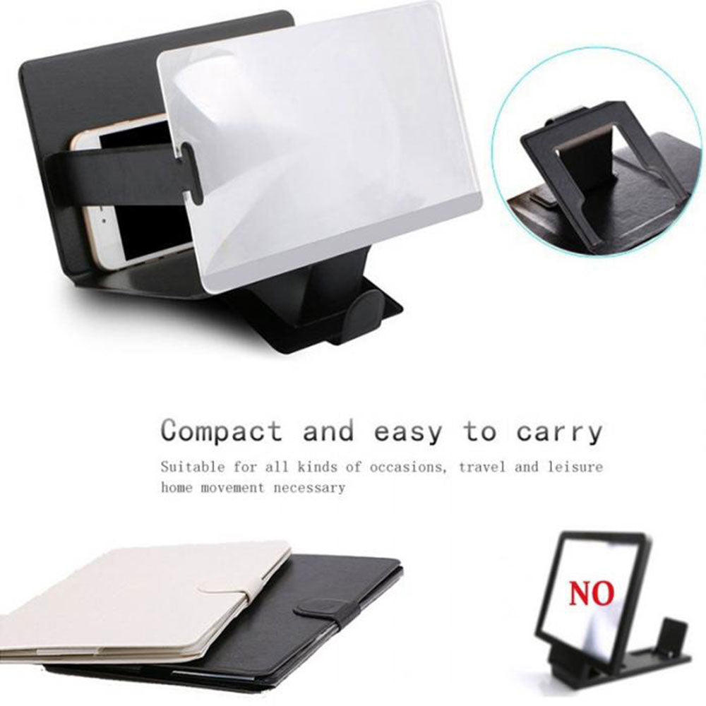 Desktop Phone Screen Magnifier with Stand