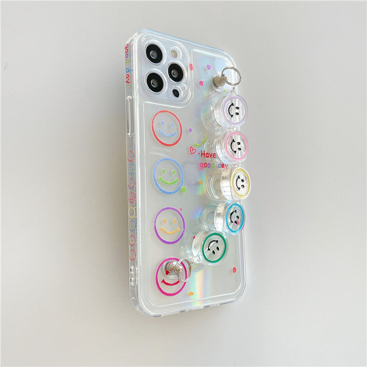 Smiley Face iPhone Case with Bracelet Strap | Choose Model