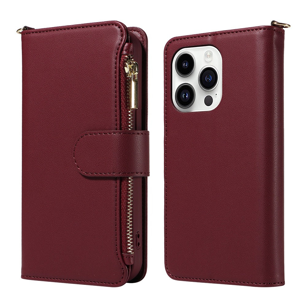 PU Leather Flip Wallet iPhone Case | Choose Your Model