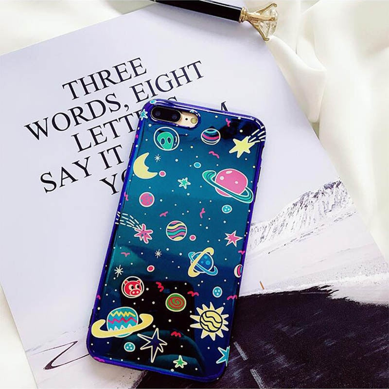 Universe Planet & Moon iPhone Case | Choose Your Model