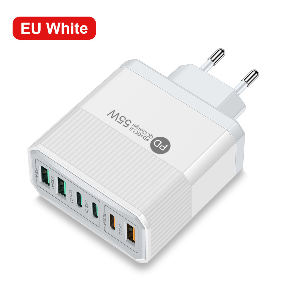 Multi-Port USB Travel Wall Charger | Up to 55W