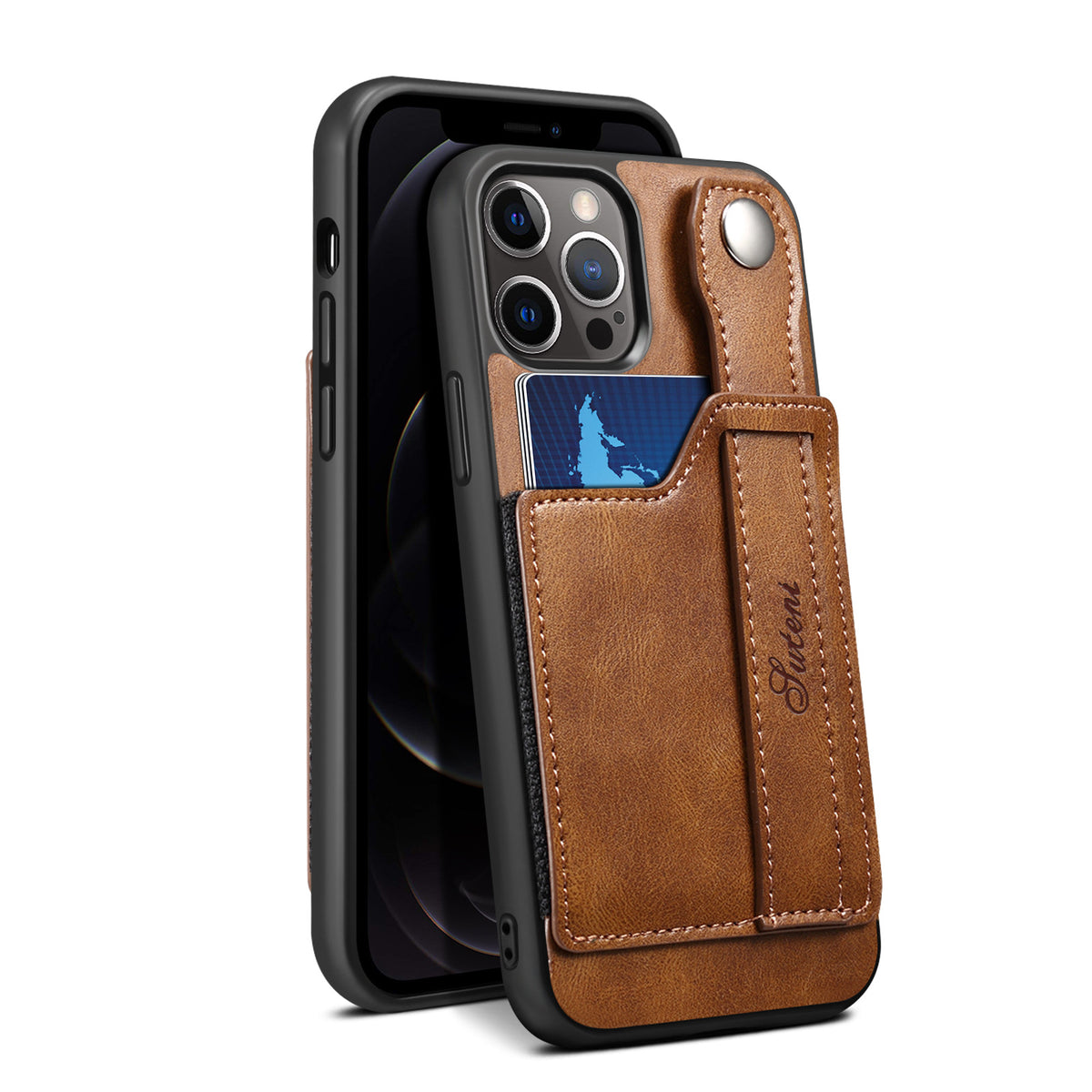 Wrist-Strap Card Holder iPhone Case | Choose Your Model
