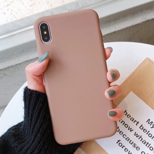 Candy Color Soft TPU iPhone Case | Choose Your Model