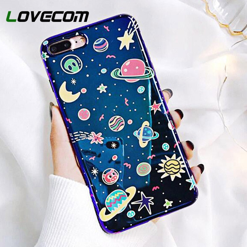 Universe Planet & Moon iPhone Case | Choose Your Model