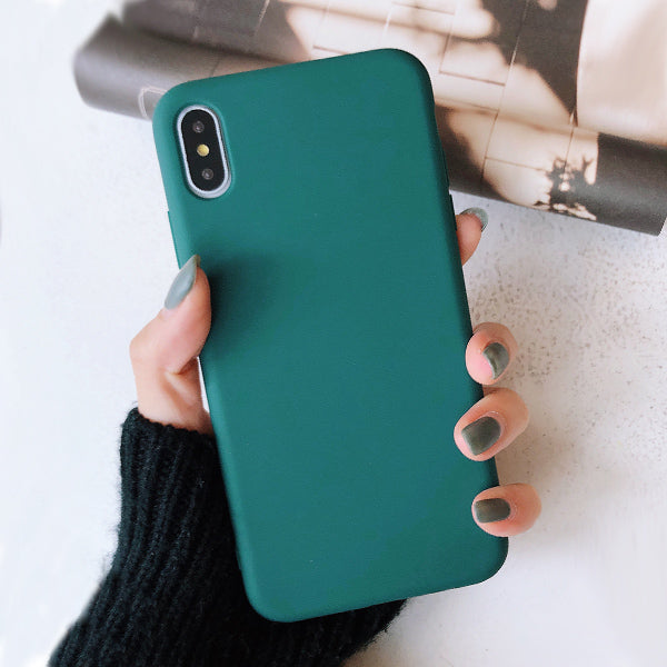 Candy Color Soft TPU iPhone Case | Choose Your Model