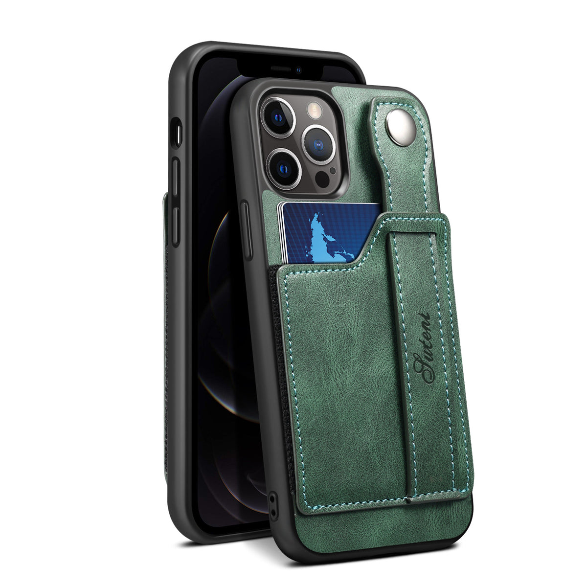 Wrist-Strap Card Holder iPhone Case | Choose Your Model