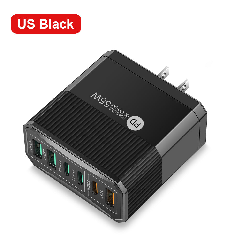 Multi-Port USB Travel Wall Charger | Up to 55W