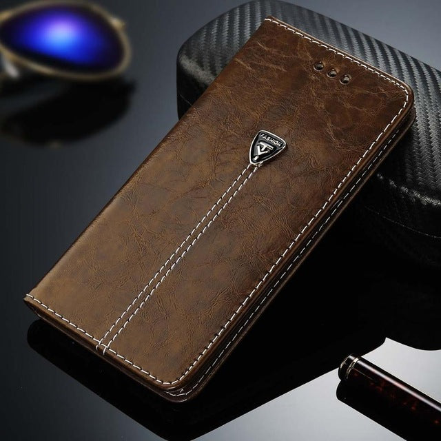 PU Leather Flip Wallet iPhone Case | Choose Your Model