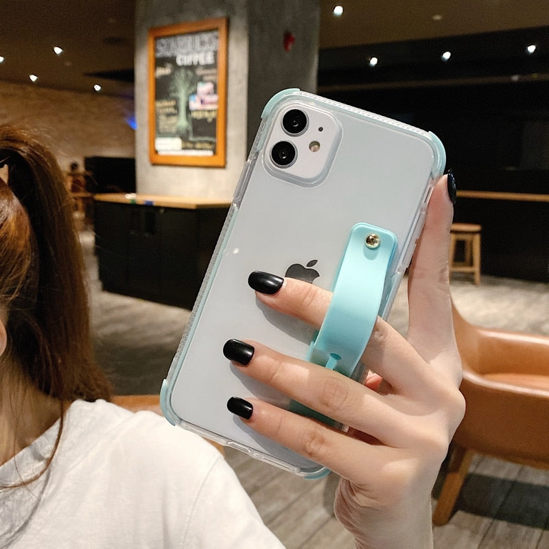 Clear Wrist-Strap iPhone Case | Choose Your Model