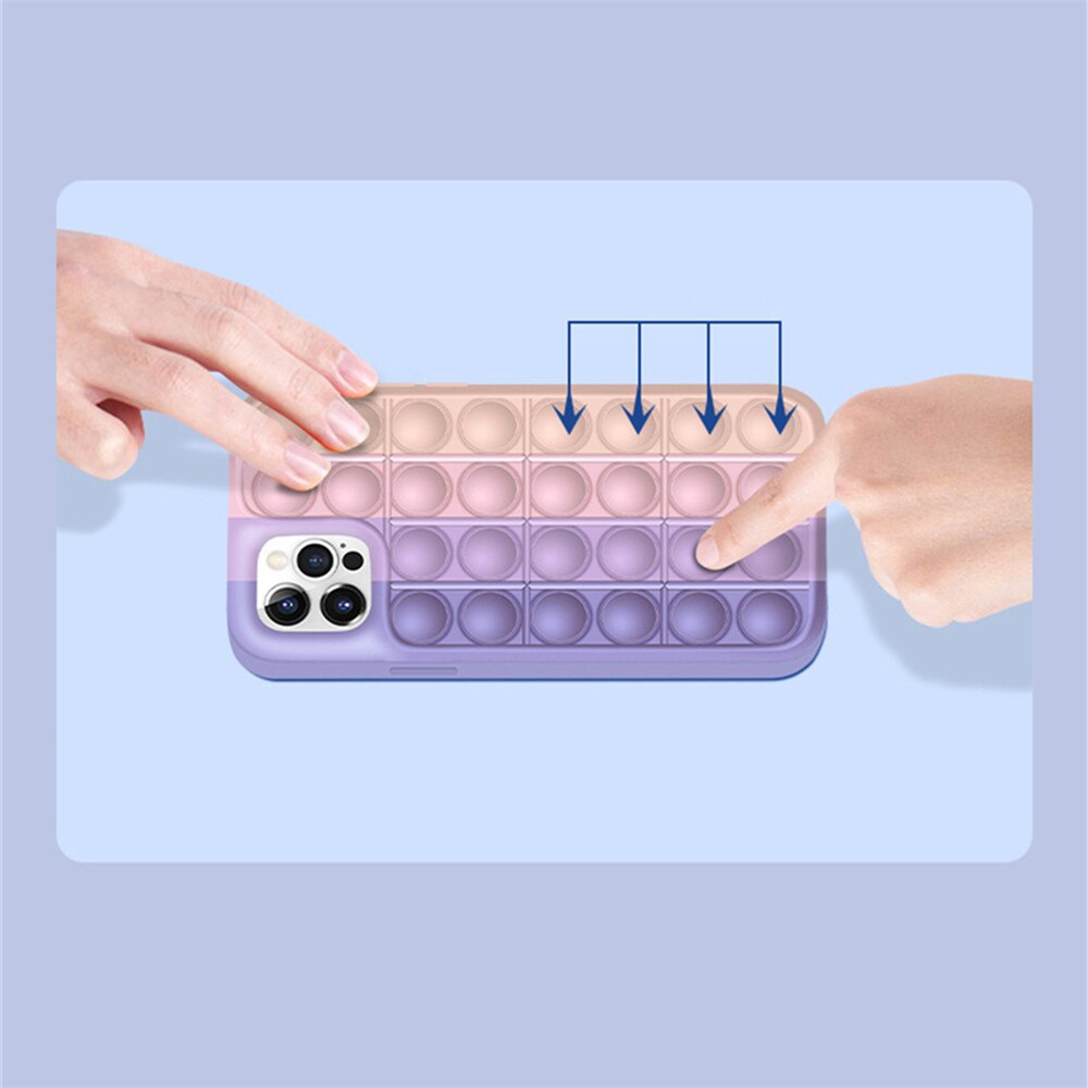 Push-Pop Game Silicone iPhone Case | Choose Model