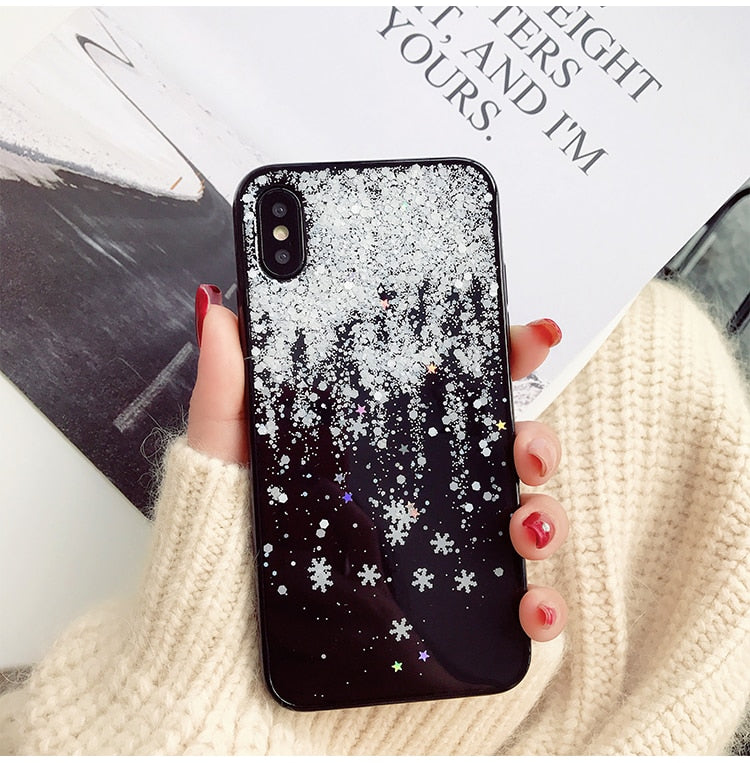 Snowflake & Star iPhone Case | Choose Your Model