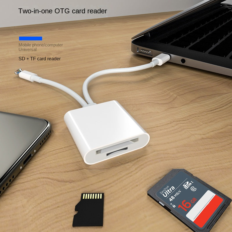 Multi-Function USB-C Phone Card Reader