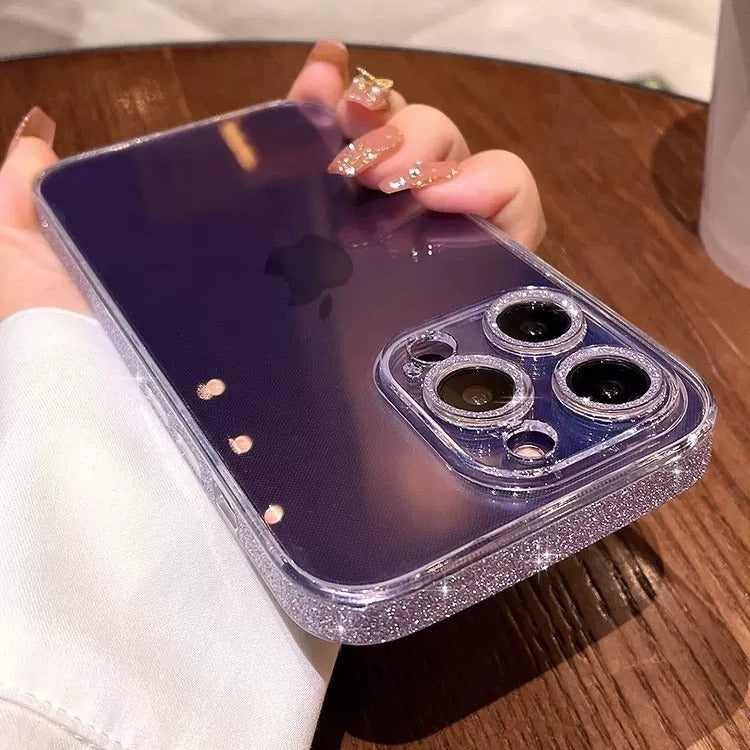 Pink Sparkle Border iPhone Case | Choose Your Model