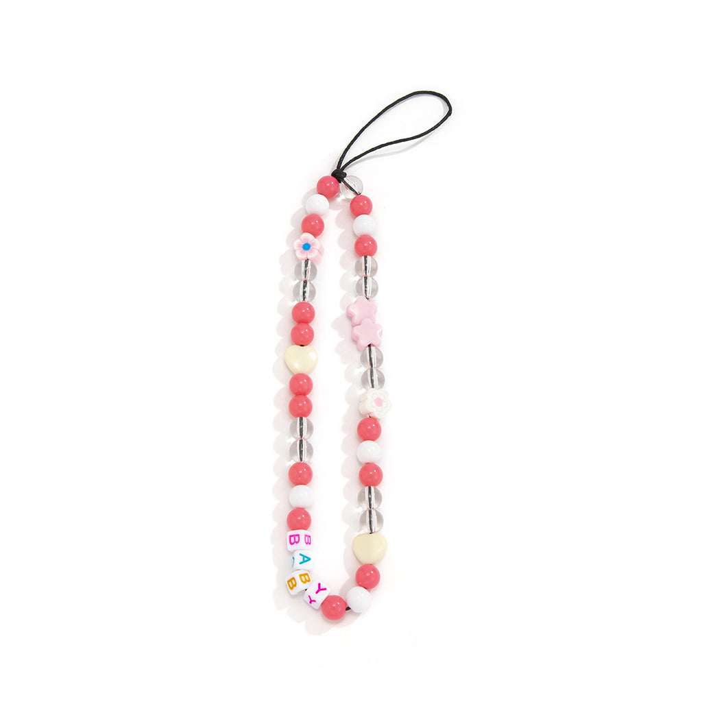 Daisy Beaded Phone Charm