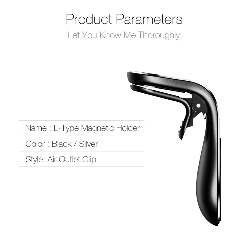 Magnetic Car Phone Mount | Choose Metal Plates