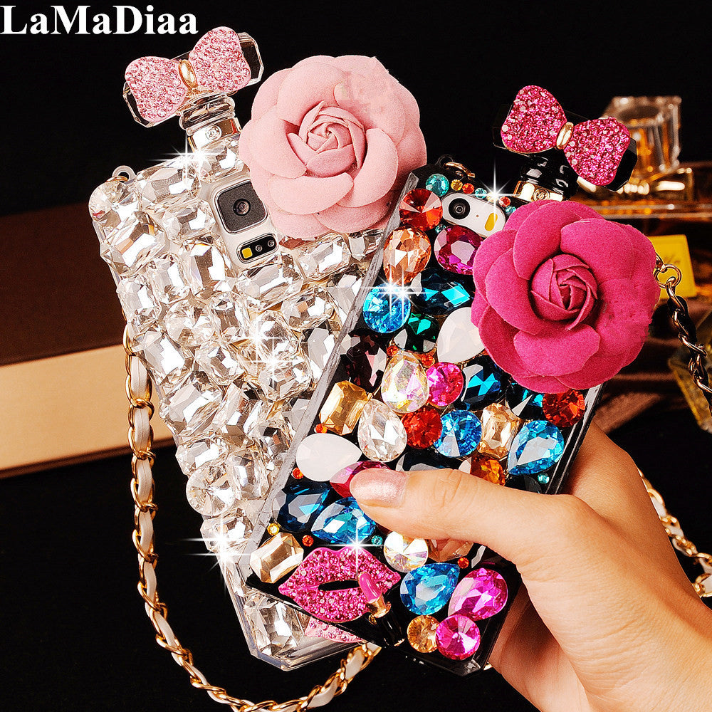 Rhinestone Perfume-Bottle iPhone Case | Choose Your Model