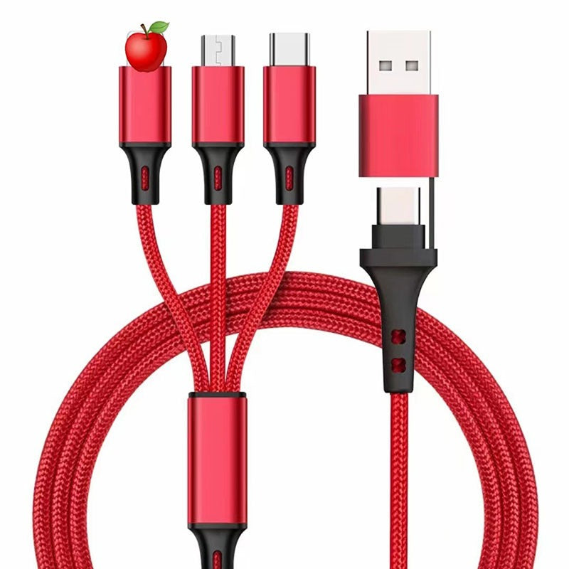 3-in-1 Braided Phone Charging Cable | 1.2m
