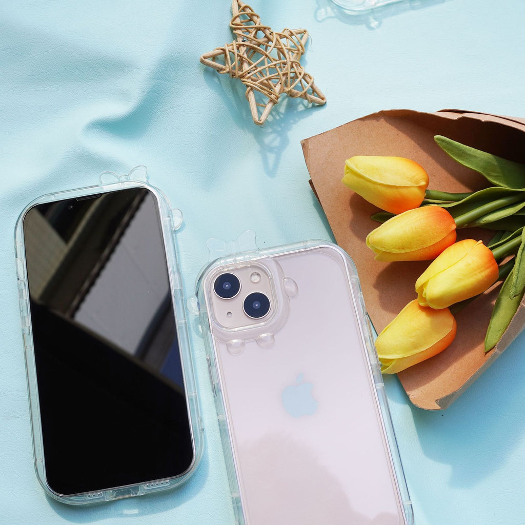 Cute Monster Clear iPhone Case | Choose Your Model
