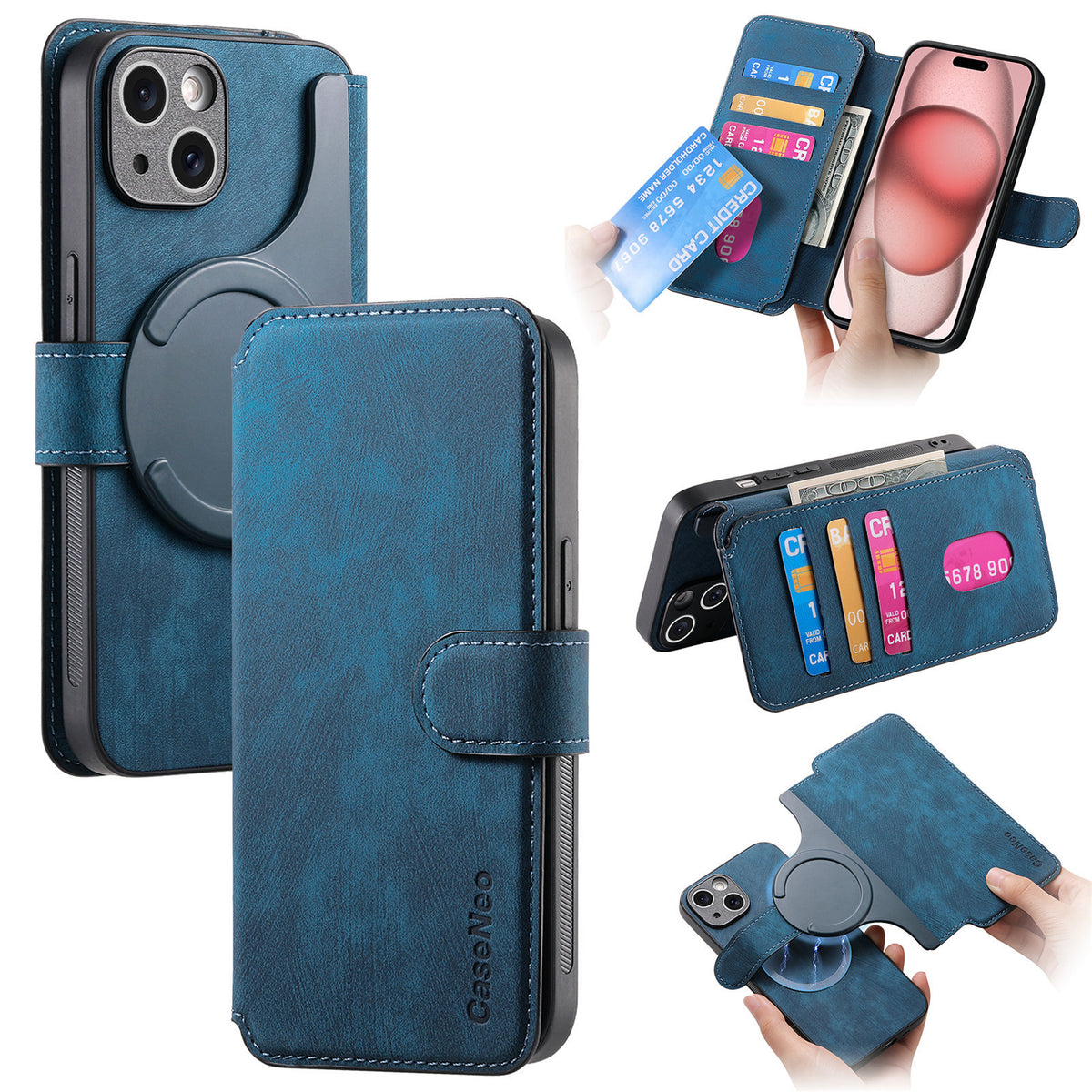 Magnetic Flip Wallet iPhone Case | Choose Your Model