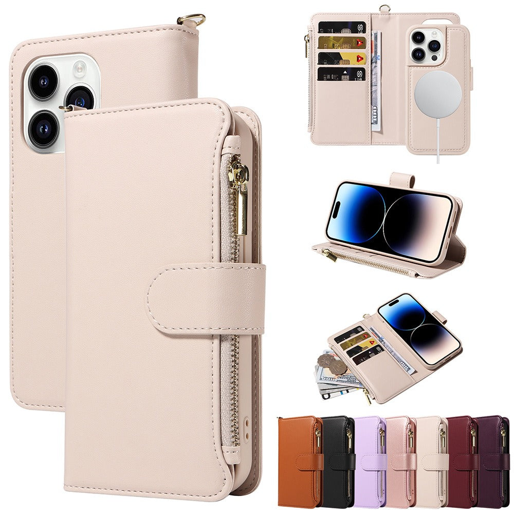 PU Leather Flip Wallet iPhone Case | Choose Your Model