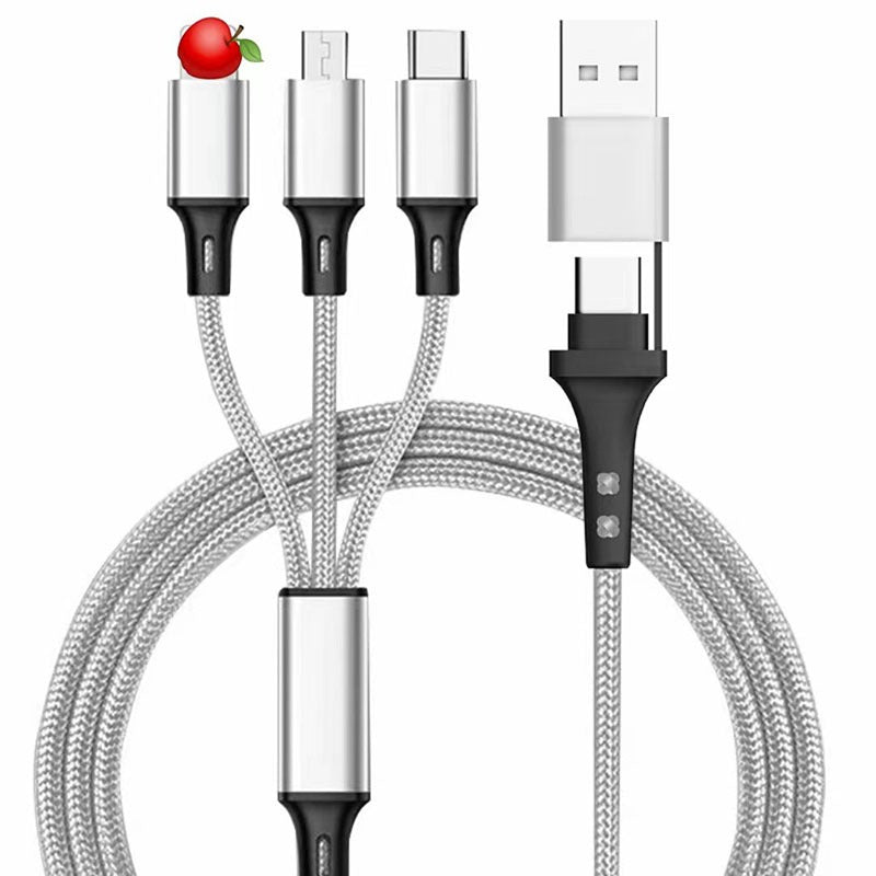 3-in-1 Braided Phone Charging Cable | 1.2m