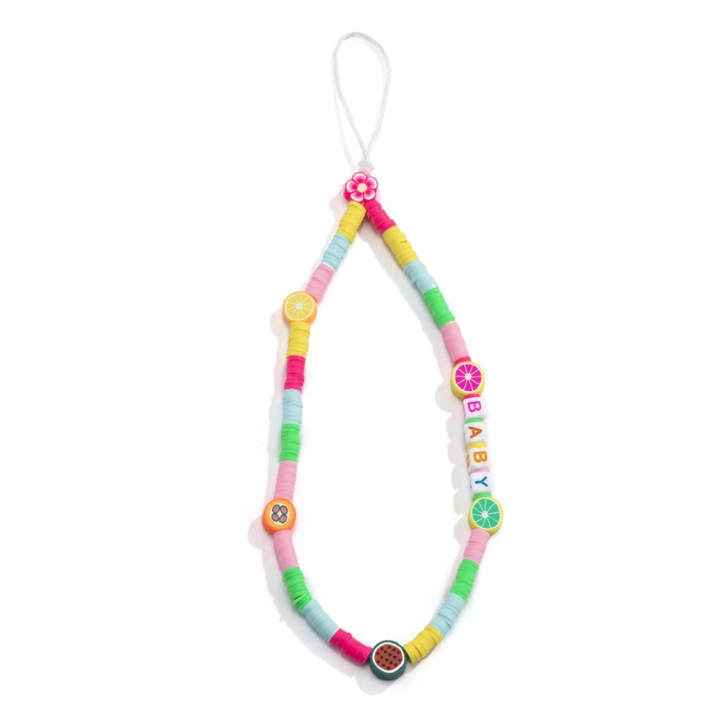 Fruit Bead Phone Charm