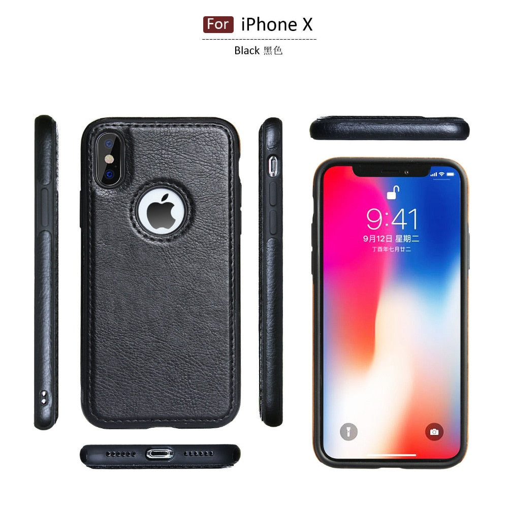 Slim PU Leather iPhone Case | Choose Your Model