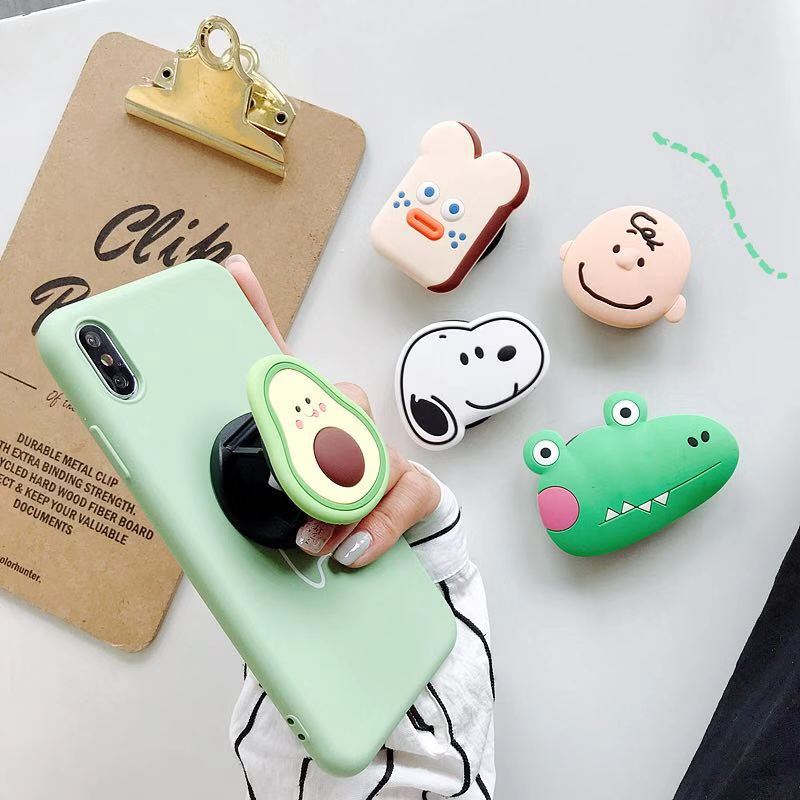 Expandable Cartoon Phone Grip & Stand | Choose Your Design