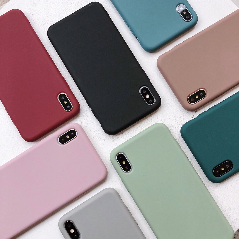 Candy Color Soft TPU iPhone Case | Choose Your Model