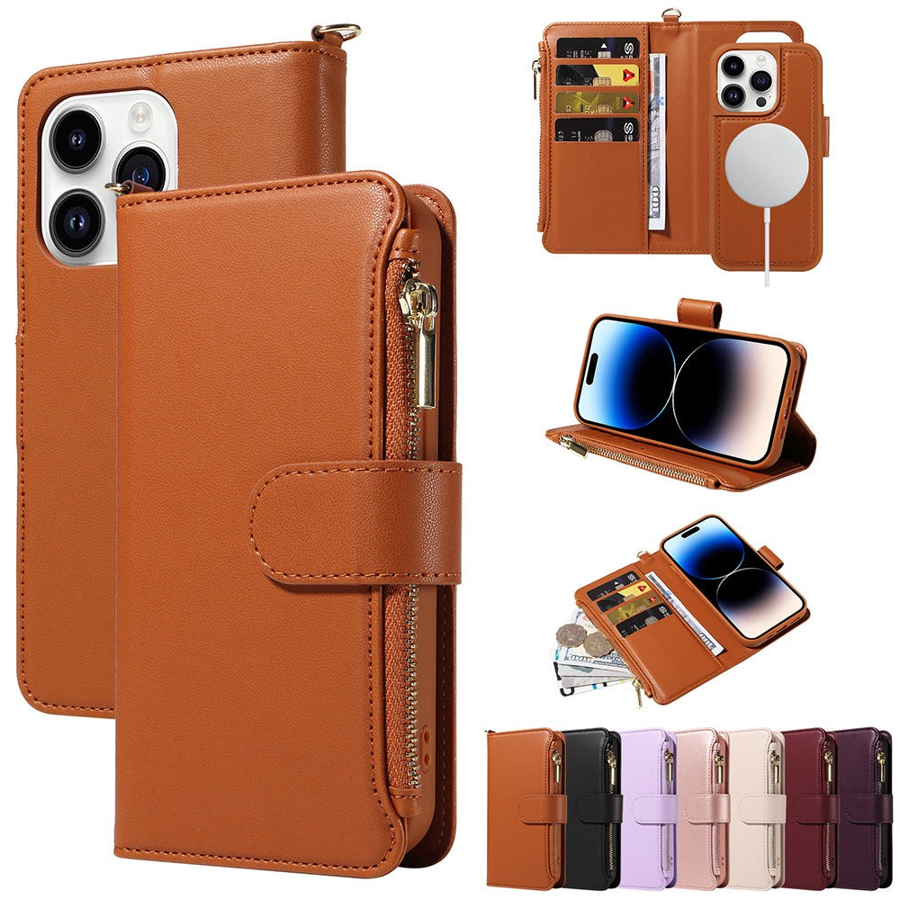 PU Leather Flip Wallet iPhone Case | Choose Your Model